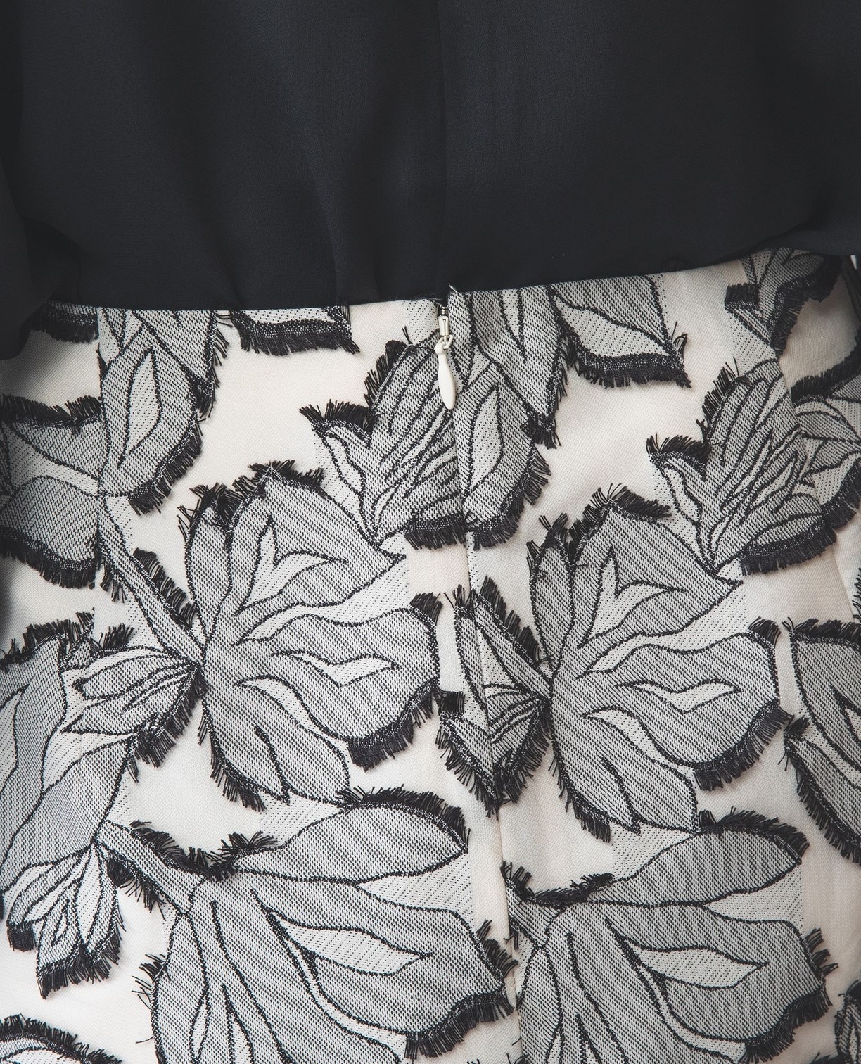 NARACAMICIE】ジャガードタイトスカート(1(M)9号 ブラック): ナラ