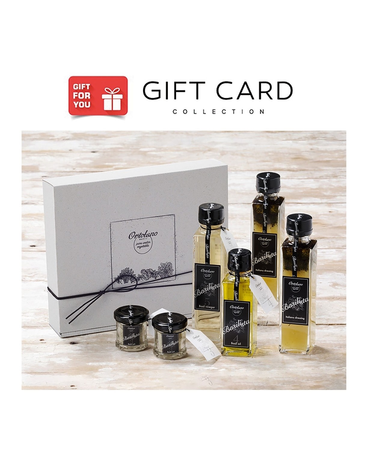【ギフトカード】「Ortolano」バジリスタバジルドレッシングセット(Mサイズ)(FREE FREE) ナラカミーチェ｜スタイロラ ストア